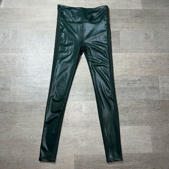 Peach Nina 2.0 Forest Compression Leggings Gloss Front, Matte Back Womens Medium - Picture 3 of 11